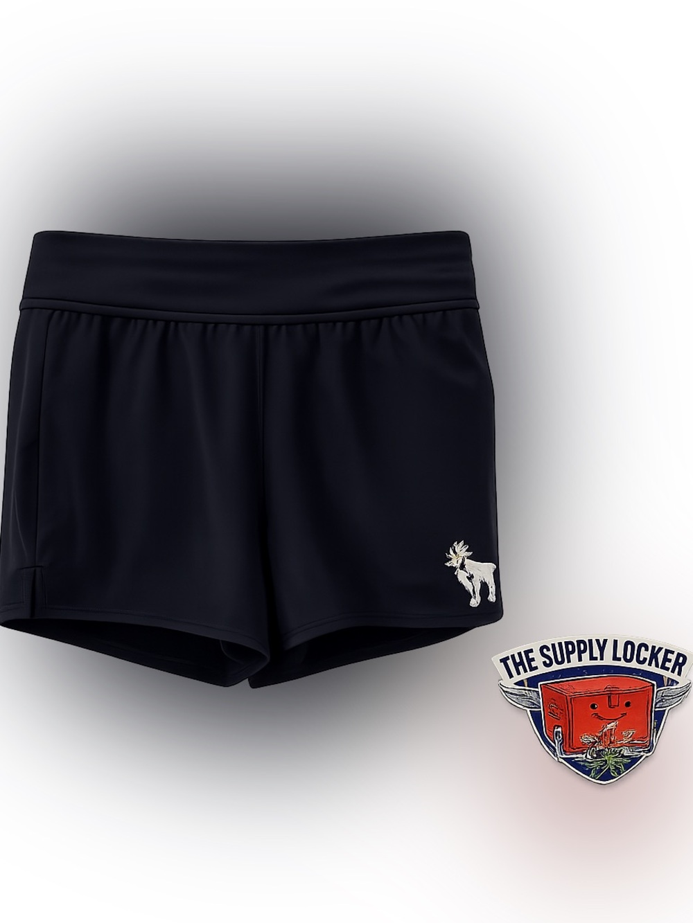 GOAT USA Youth XL Athletic Shorts Black Stretch Running Gym Pocket NWT